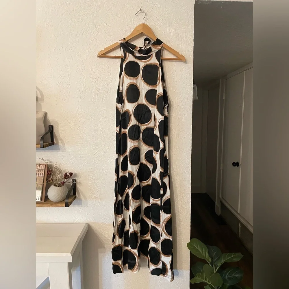 B.yu Black and White Polka Dot Dress - Picture 2 of 6